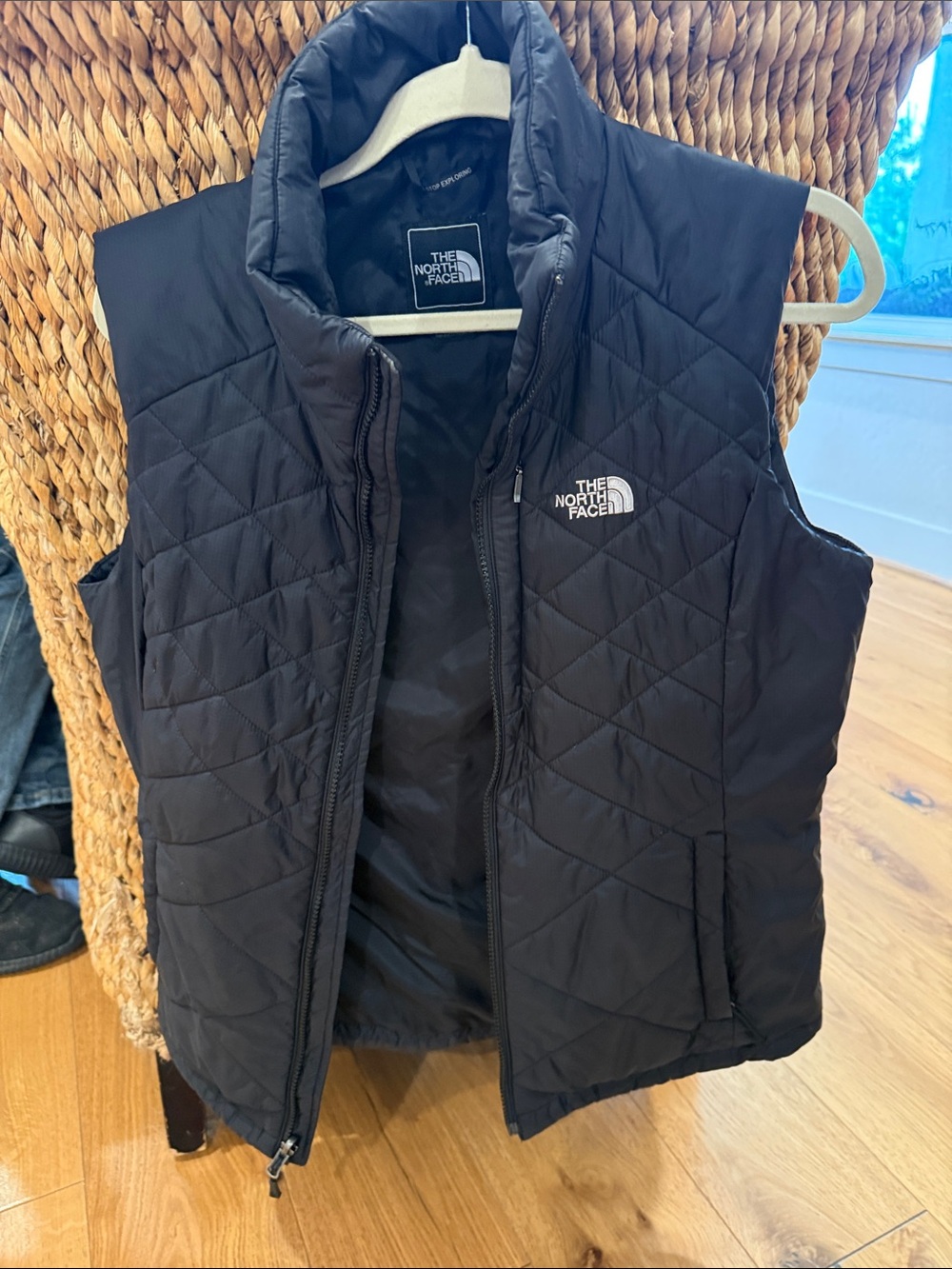 The North Face Black Quilted Insulated Vest